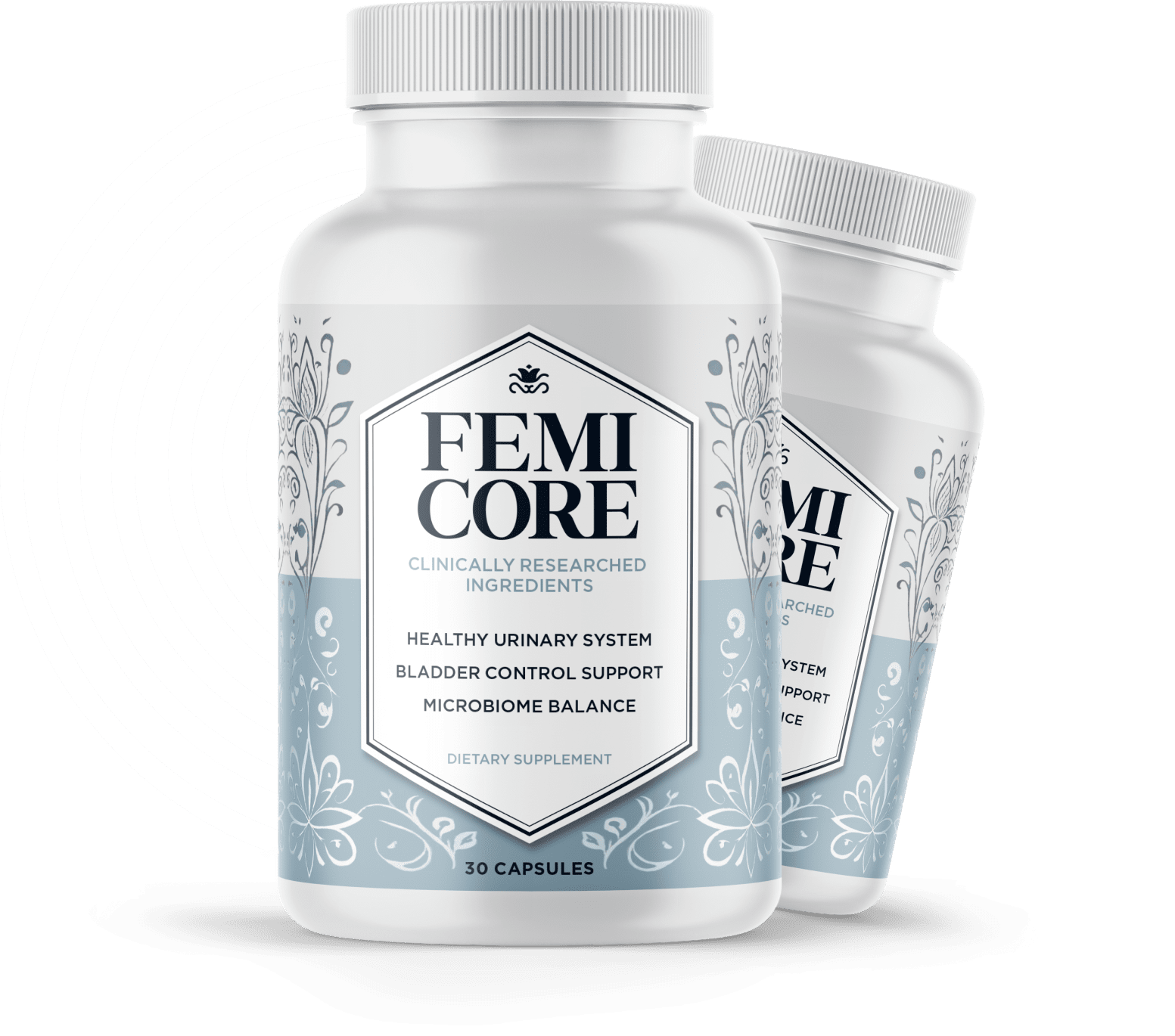 FemiCore Bladder Support Formula Bottles